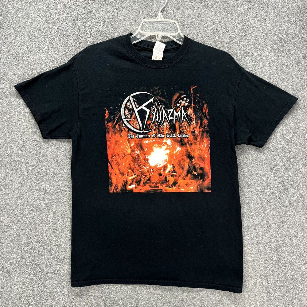 Khiazma The Entrance Of The Black Circles T Shirt Mens Medium Black Metal Band